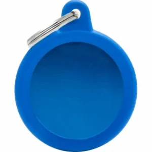 Lågt pris MyFamily ID-bricka hush, cirkel blå, gummi blå