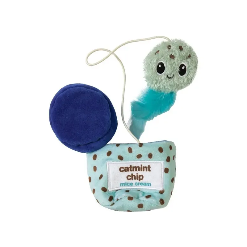 Lågt pris Quirky Kitty Hide-a-Toy Kattleksak Glasskula med Kattmynta