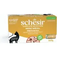 Lågt pris Schesir Complete Nutrition filé i gelé 6 x 50 g – Tonfisk med kyckling