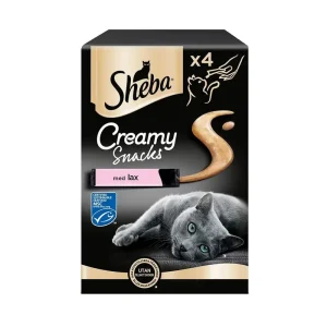 Lågt pris Sheba Creamy Snack Salmon 4x12g