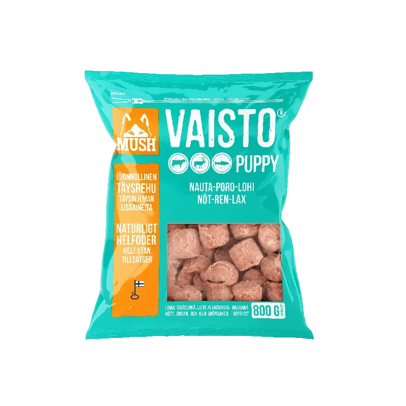 Lågt pris Vaisto Puppy Nöt-Ren-Lax 800g
