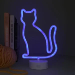 Lampa LED, med neon-effekt, It´s a sign Kitty