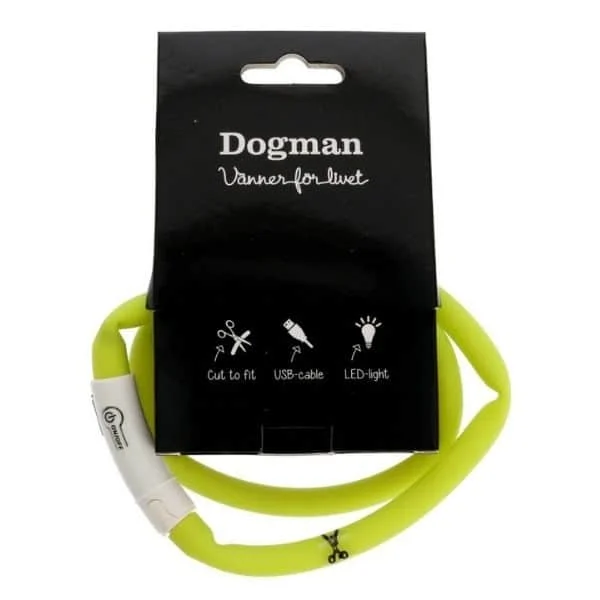LED-halsband Silikon gul - Image 2