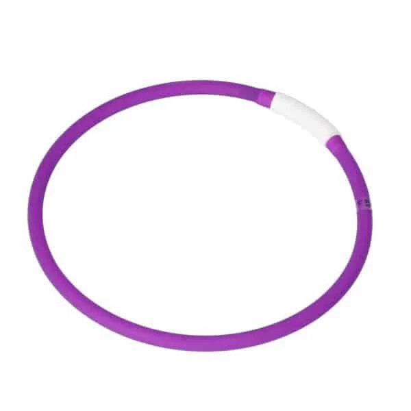 LED-halsband Silikon – lila - Image 2