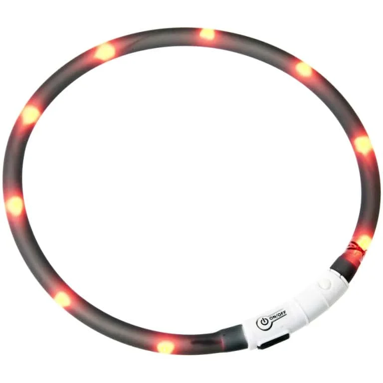 LED halsband ”Visio”, USB-laddning – Svart - Image 2