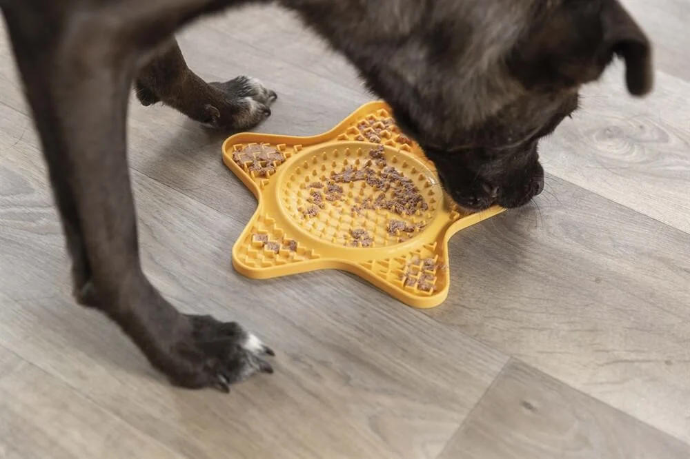 Lick ’n Snack Platta Stjärna 23,5cm Gul - Image 2
