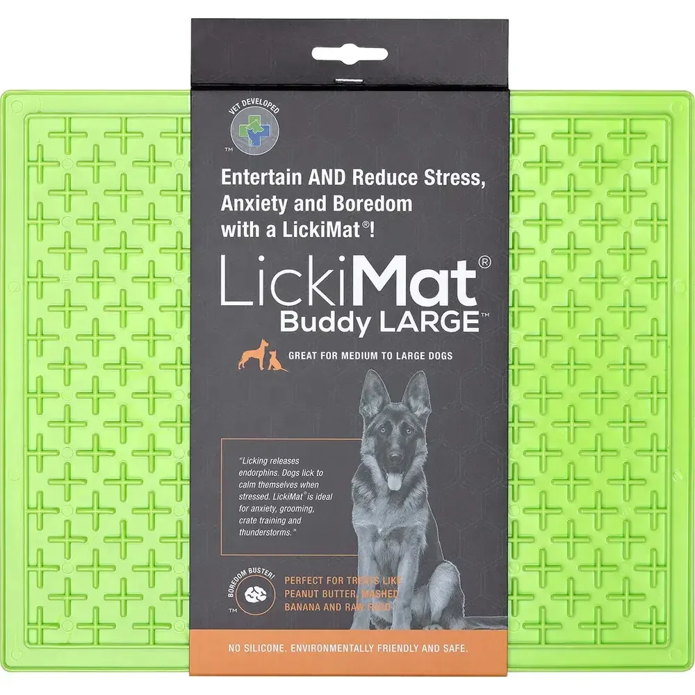 Lickimat Buddy XL Grön 30,5×25,5cm