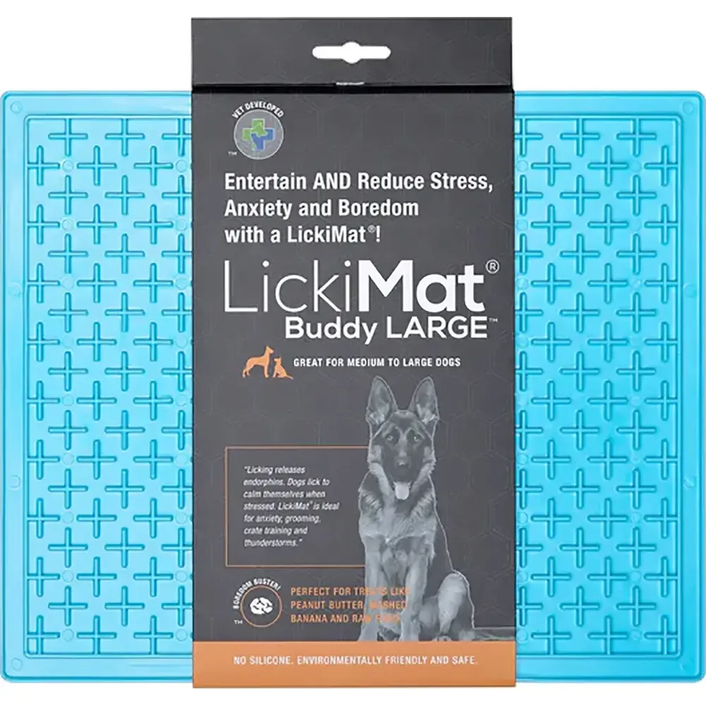 Lickimat Buddy XL Ljusblå 30,5×25,5cm