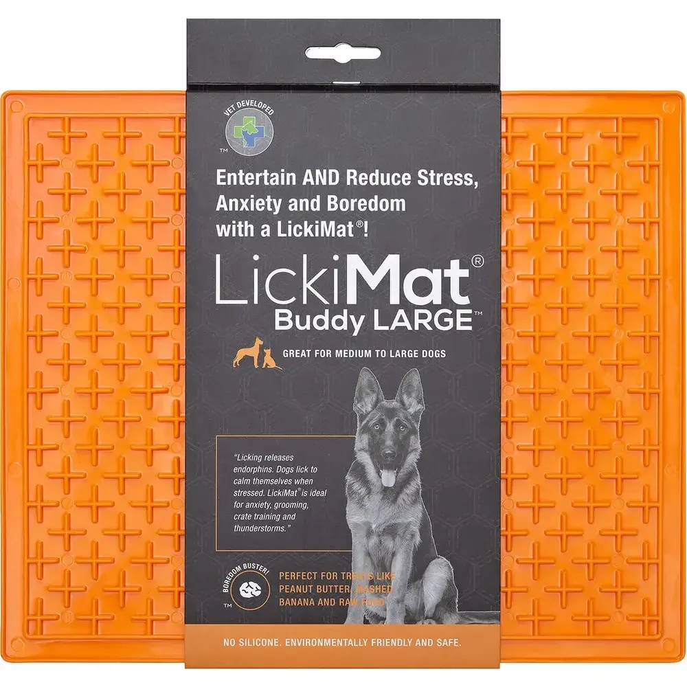 Lickimat Buddy XL Orange 30,5×25,5cm
