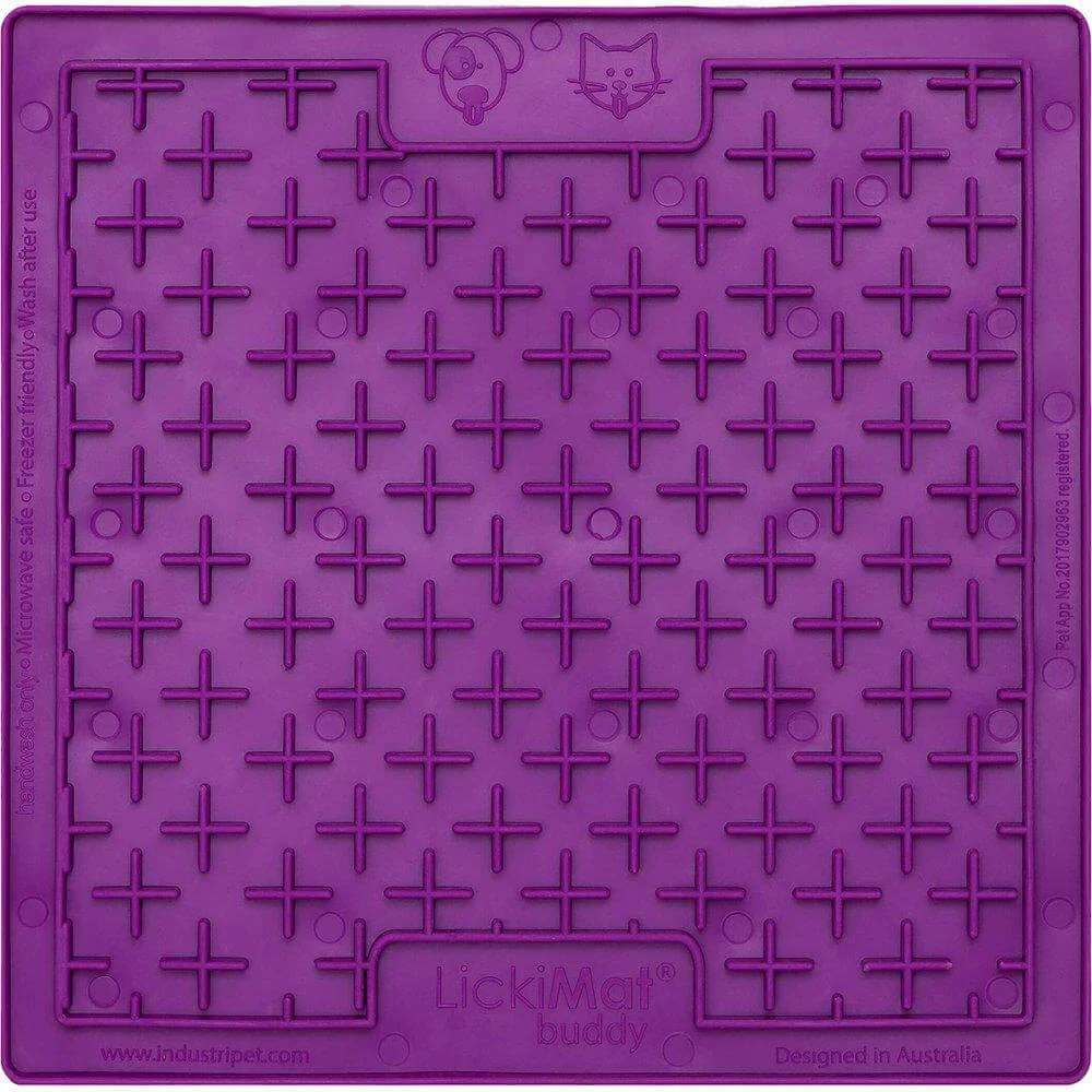LickiMat Cat Buddy Lila 20x20cm - Image 2
