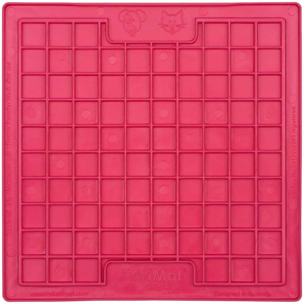 LickiMat Cat Playdate Rosa 20x20cm - Image 2