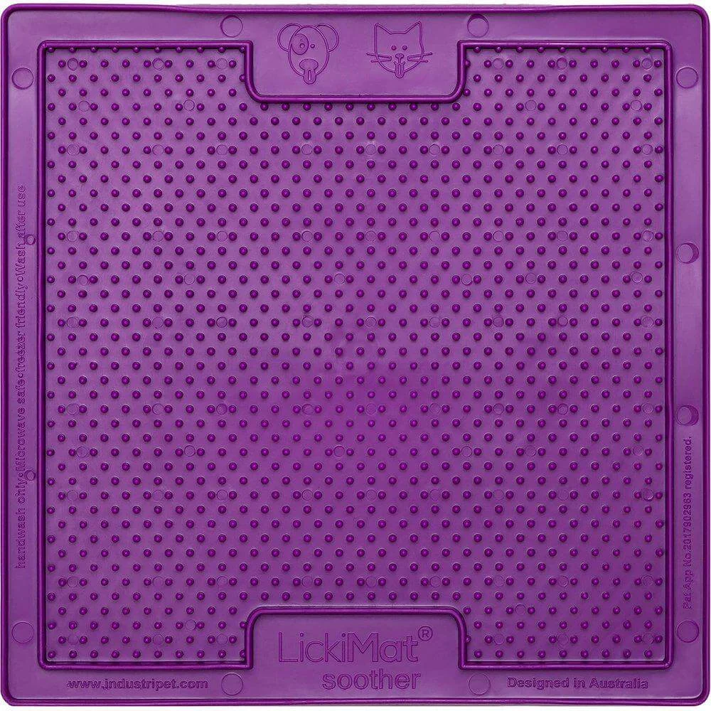 LickiMat Cat Soother Lila 20x20cm - Image 2