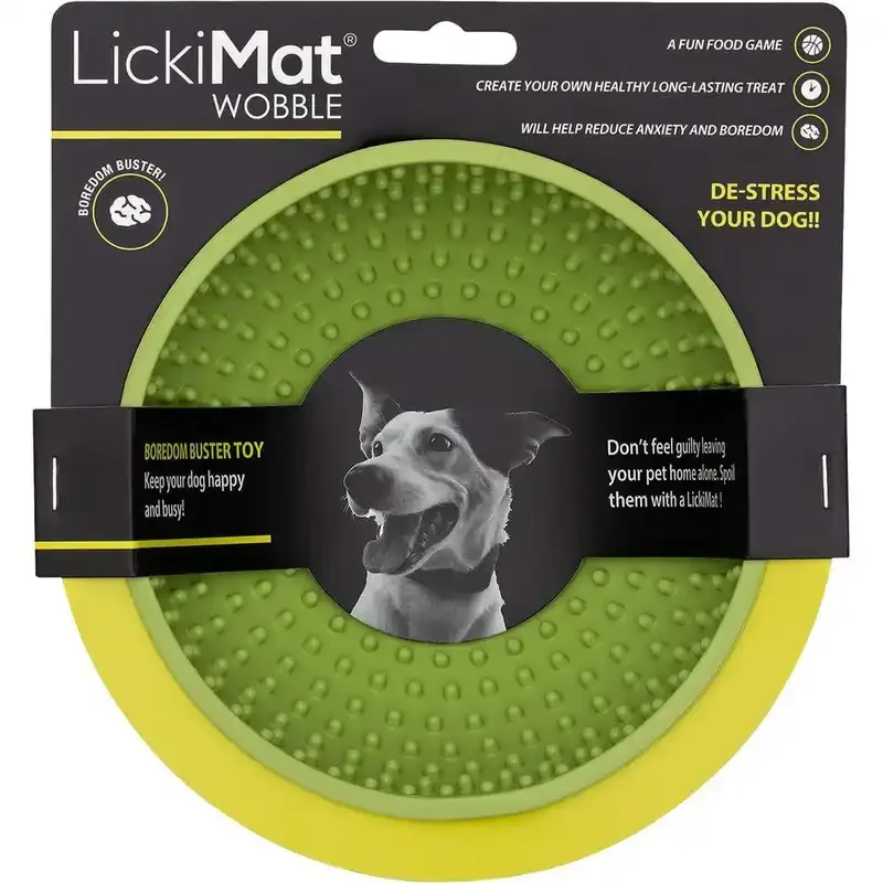 Lickimat Dog Wobble 17×17 cm Grön Beställ idag