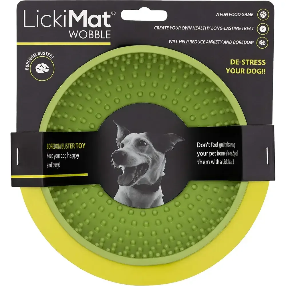 Lickimat Wobble Grön 17x17x8cm