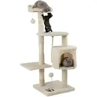 Lionto klösträd, 112 cm – beige Rabatt