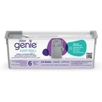 LitterLocker by Litter Genie® Easy Roll hink för kattsand, grå – Tillbehör Refillkassett för Litter Genie EasyRoll (UTAN hink) Kampanj