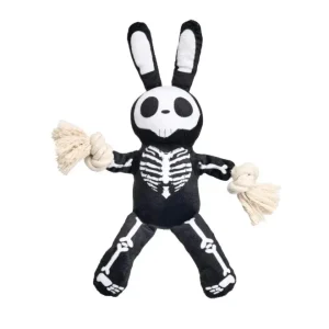 Little&Bigger Happy Halloween Skelett-Kanin med rep 34 cm | Arken Zoo