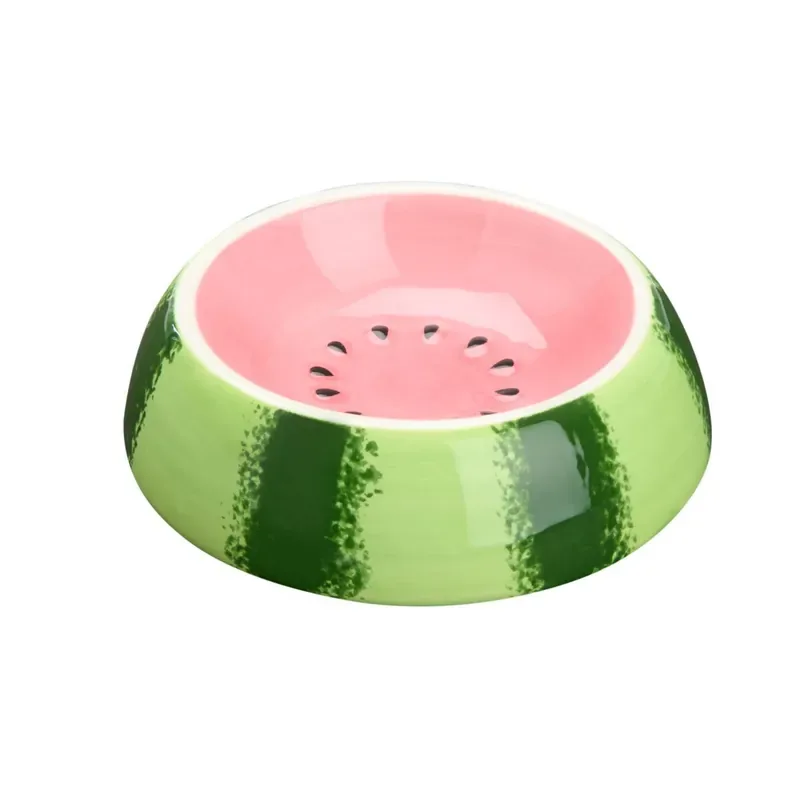 Little&Bigger Juicy Vibes Keramikskål till Katt Vattenmelon Extra rabatt