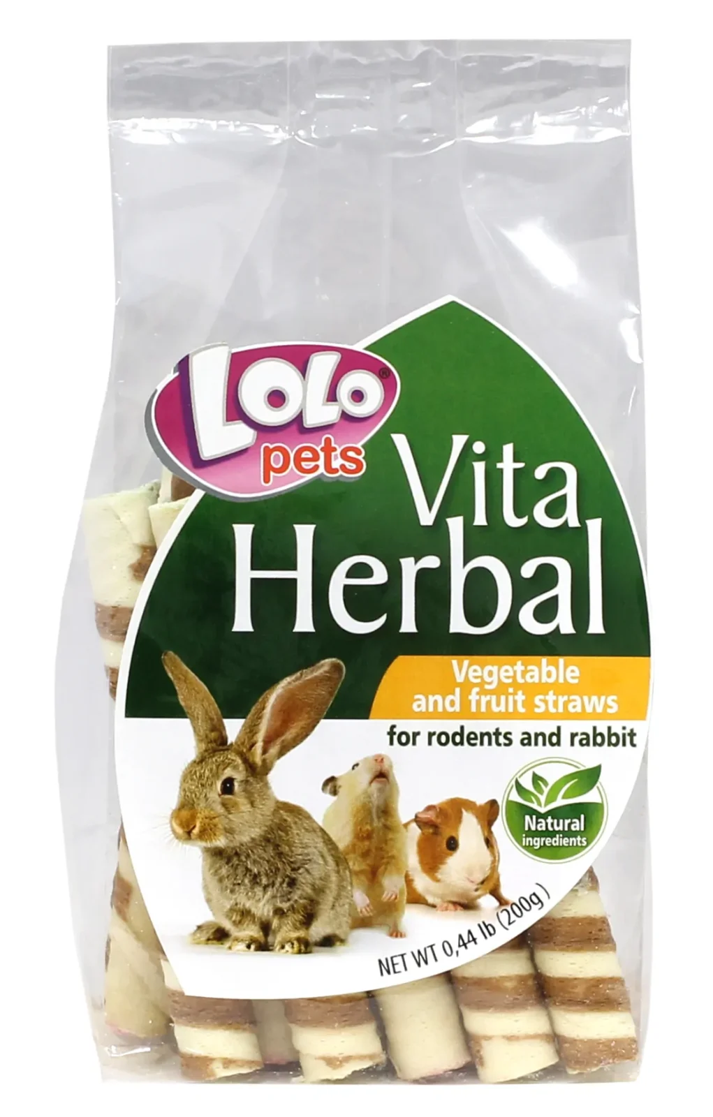 Lolopets Kexrör Med Grönsaker För Gnagare