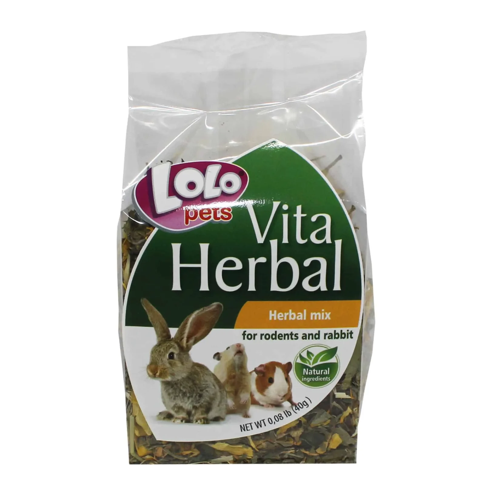 Lolopets Örtmix För Kanin Och Gnagare 40 g