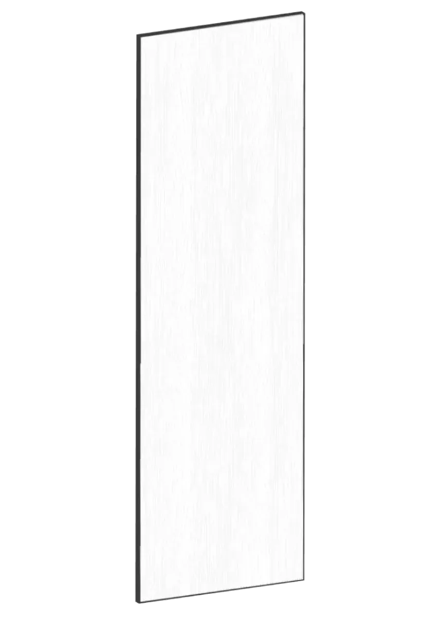 Lucka för bänkskåp, hörnskåp, 2 st 25×80 – Color+