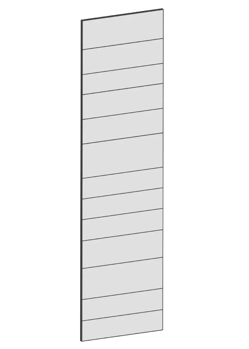 Lucka för högskåp 60×220 – Raw Oak White