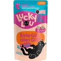 Lucky Lou Adult 16 x 125 g – Fjäderfä & anka Fynd