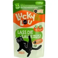 Lucky Lou Adult 16 x 125 g – Nötkött & vildsvin Begränsat antal