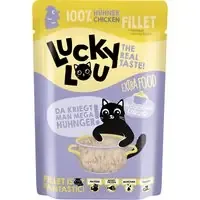 Lucky Lou Extra Food 12 x 70 g – Kycklingfilé i buljong Extra rabatt