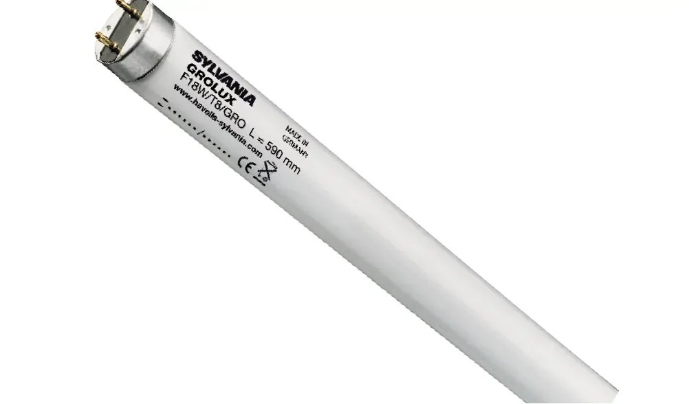 Lysrör Grolux T8 Sylvania 450mm/15w