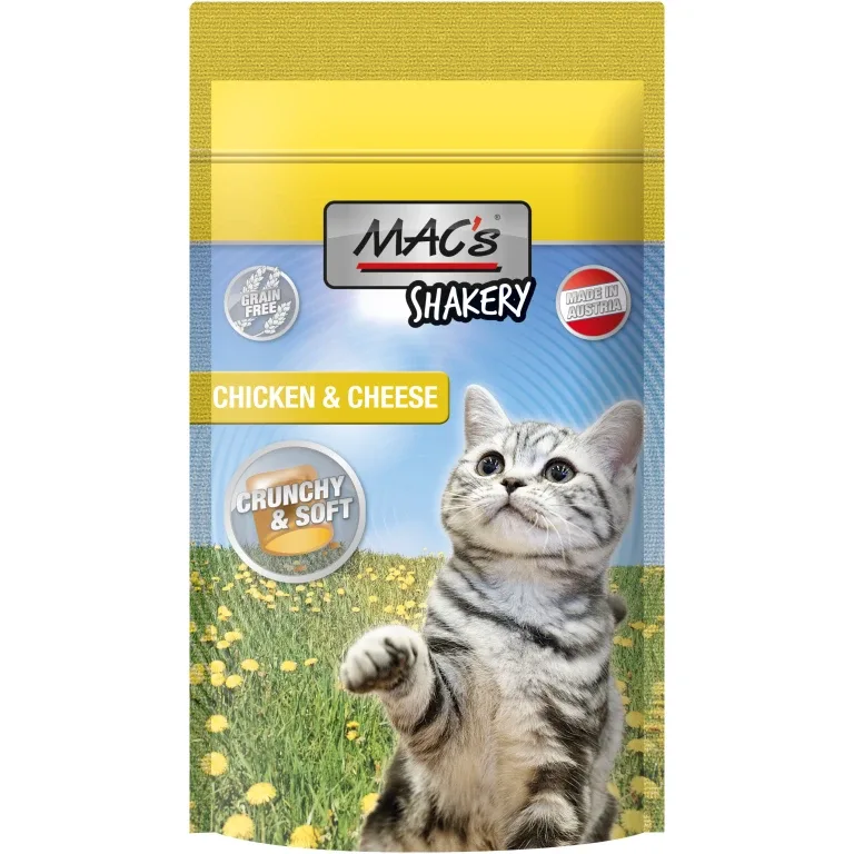 Mac’s kattgodis Shakery Kyckling & Ost 60g