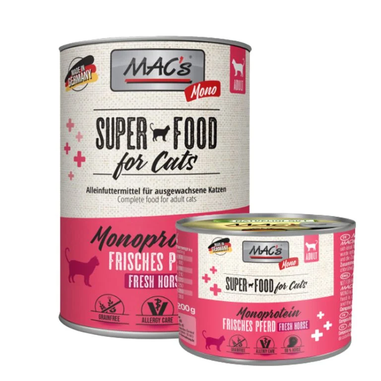 MAC’s mono våtfoder till katt 6-pack – häst - Image 2