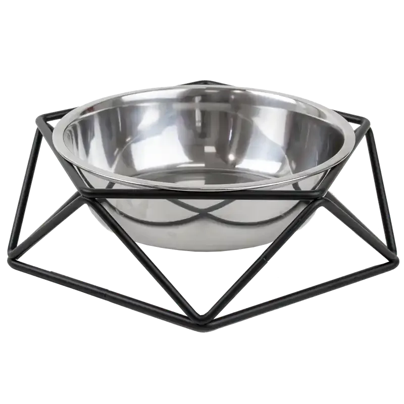 Matskål Pentagon Svart L 700ml 22x7cm Rabatt