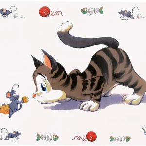 Matskålsunderlägg Katt