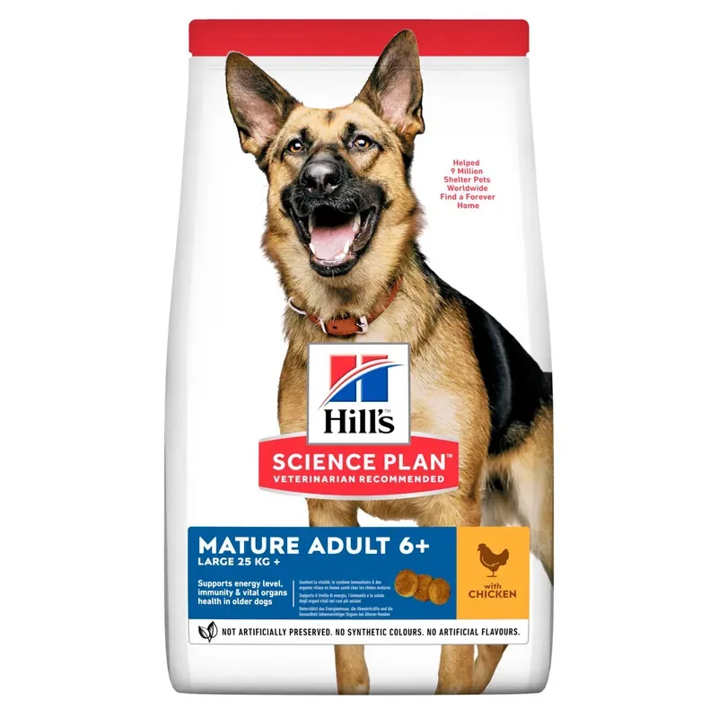 Mature Adult Large Breed torrfoder med kyckling Hundfoder – 14 kg Handla nu