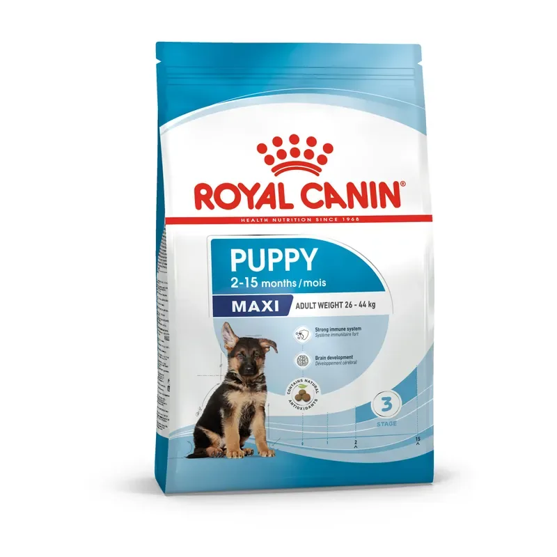 Maxi Puppy Torrfoder för hund 15kg Rabatt