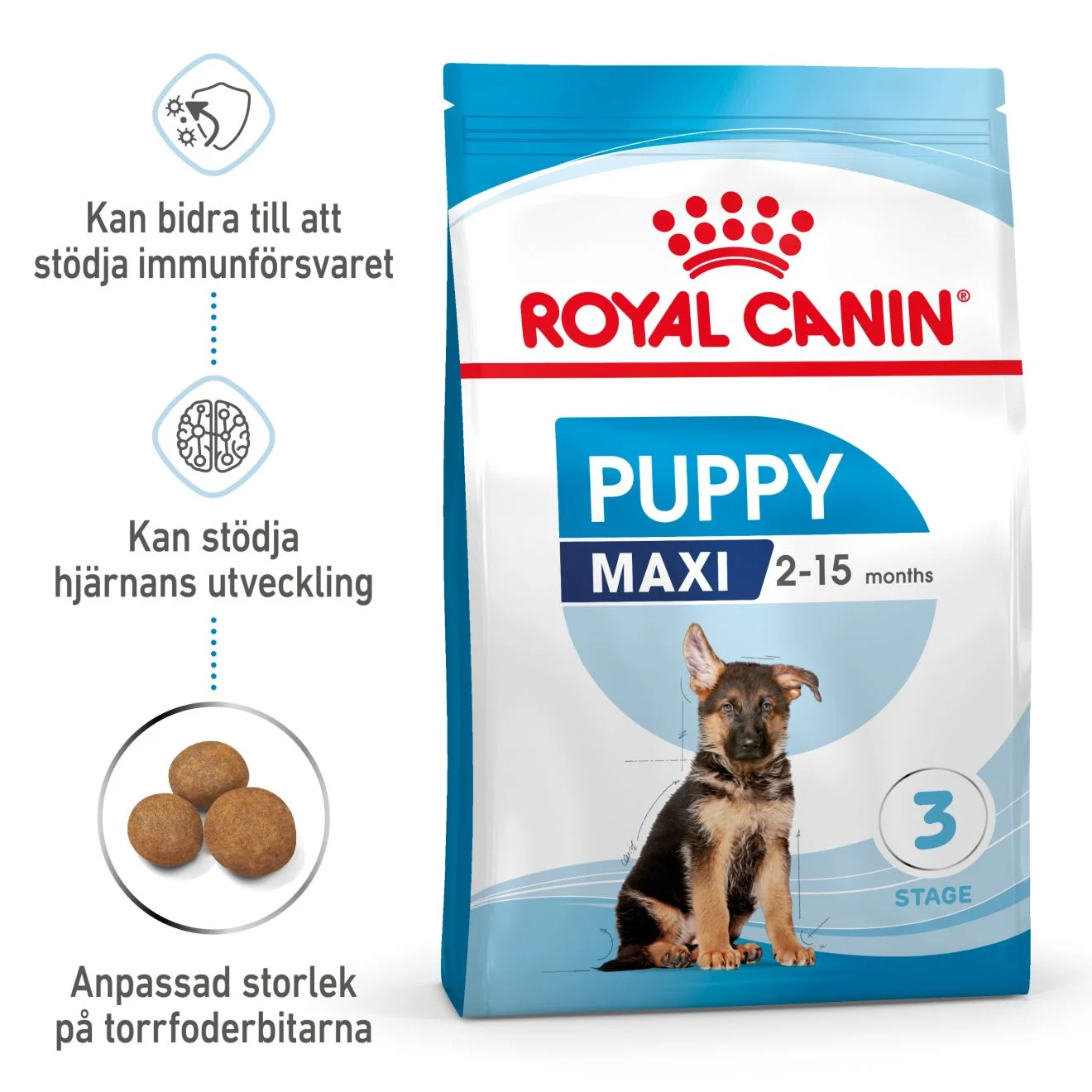 Maxi Puppy Torrfoder f枚r hundvalp