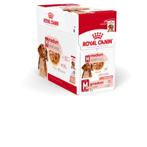 Medium Adult Gravy V氓tfoder f枚r hund 10x140g