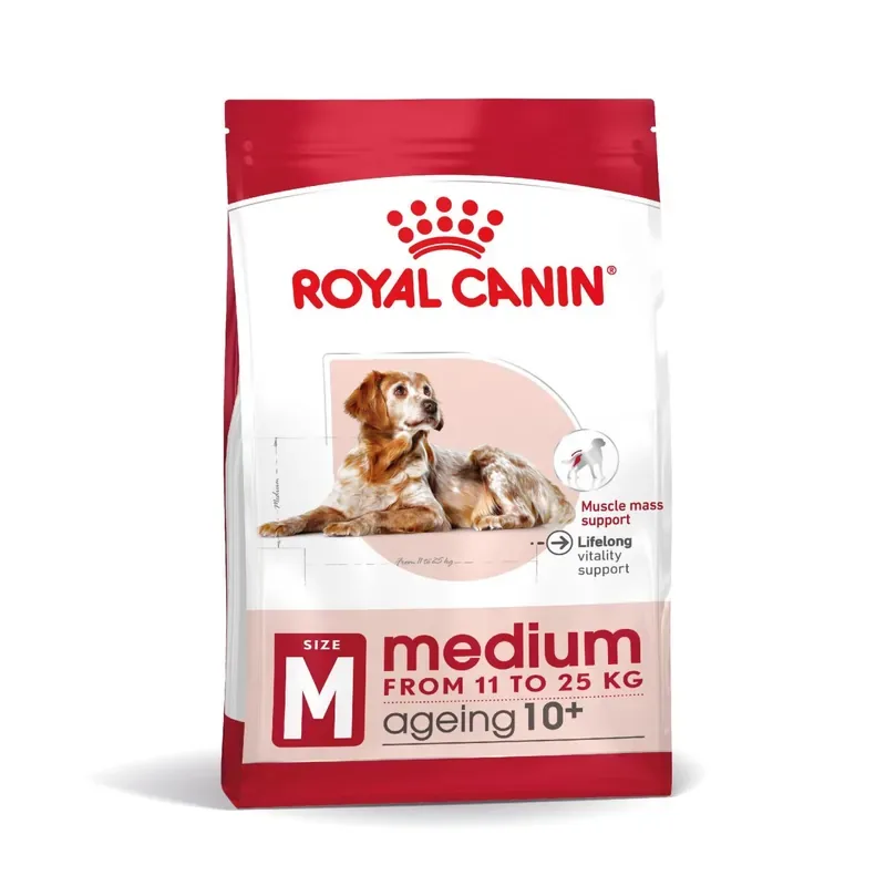 Medium Ageing 10+ Ageing Torrfoder för hund 15 kg Populär