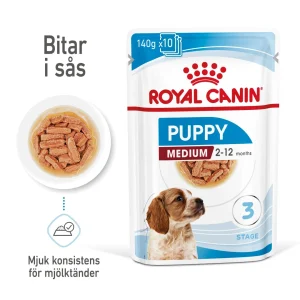 Medium Puppy V氓tfoder f枚r hundvalp