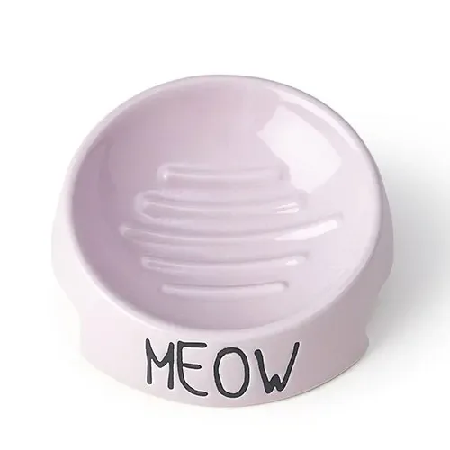 Meow 5″ Inverted Bowl, Pink