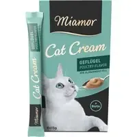 Miamor Cat Cream Poultry – 6 x 15 g Extra rabatt