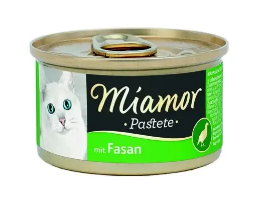 Miamor Pastete Fasan 12 x 85 g för katter Kundfavorit