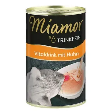 Miamor Trinkfein Vitaldrink med Kyckling 135 ml för katter Lågt pris