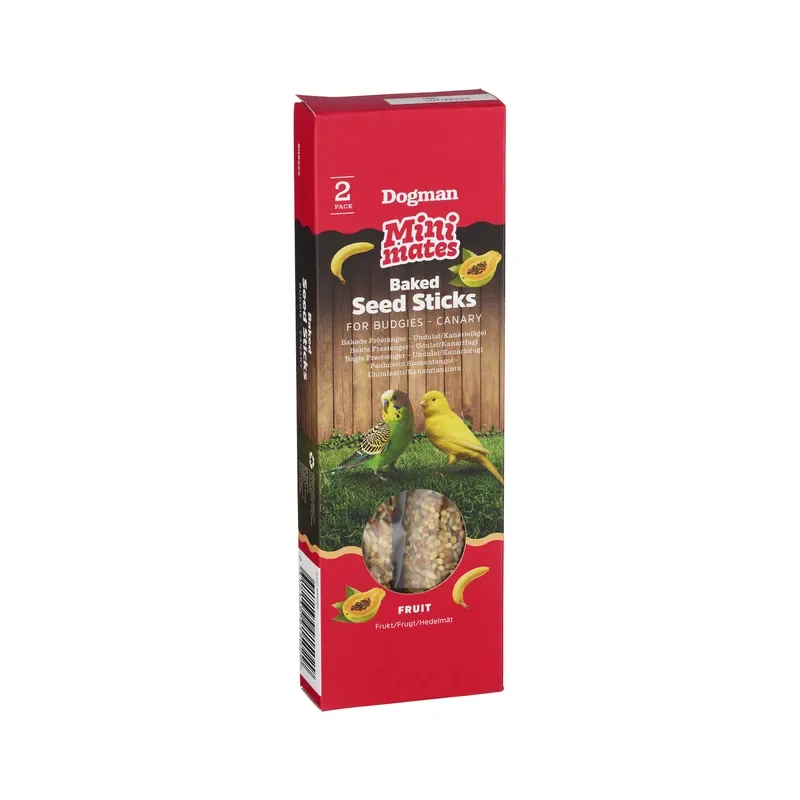 Mini Mates Fröstänger Undulat Kanarie 2p 60g Erbjudandepris