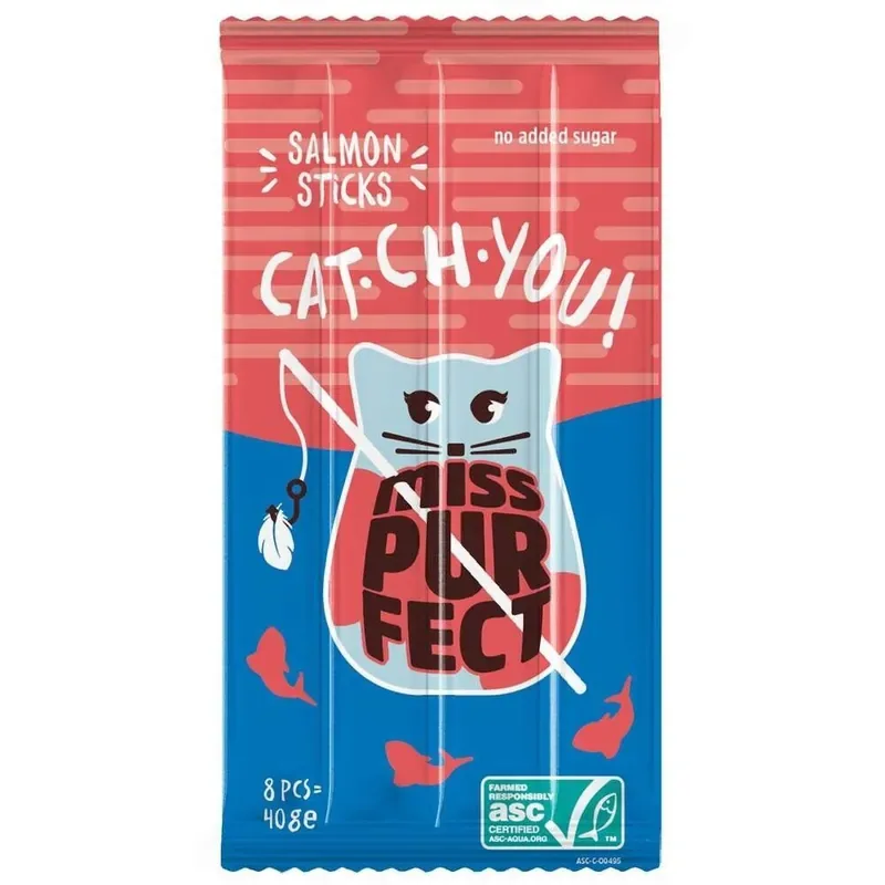 Miss Purfect Cat Sticks Lax 40 g Kampanj