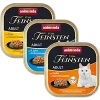 Mixpack animonda vom Feinsten Adult 32 x 100 g – No Grain i sås (3 sorter) Billig