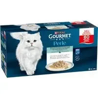 Mixpack Gourmet Perle 60 x 85 g – Möra bitar från havet i sås (4 sorter) Bästa pris
