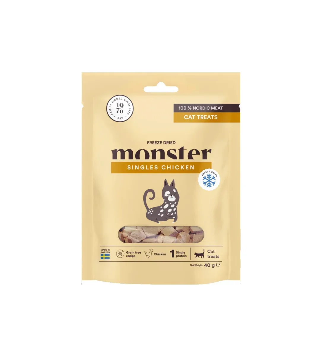 Monster Cat Treats Chicken 40 g