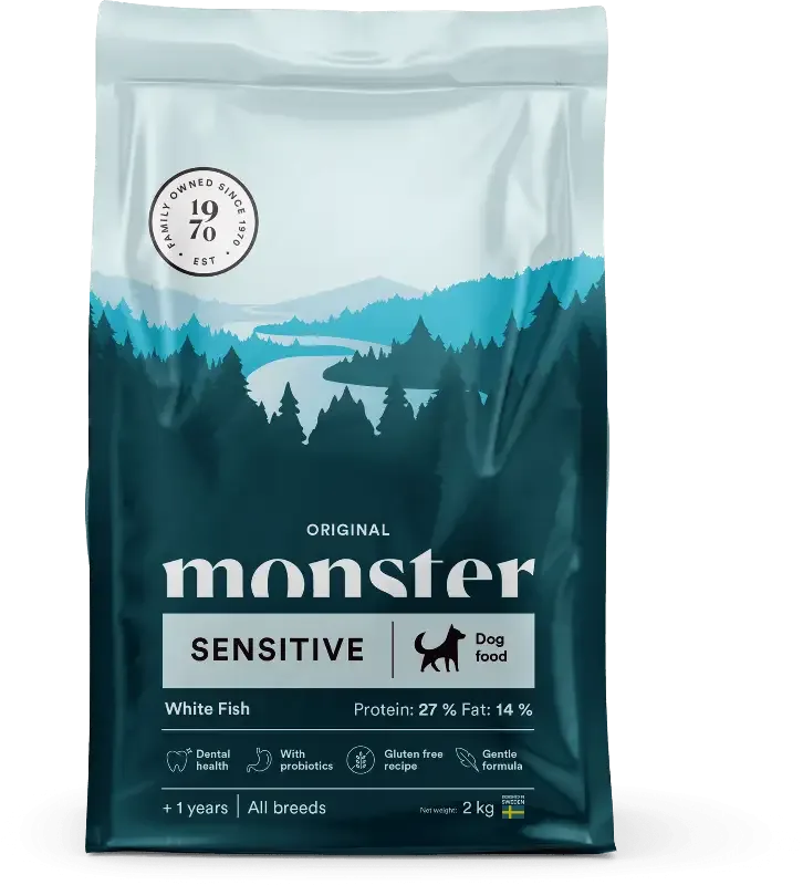 Monster Hund Original Sensitive White Fish 12 kg